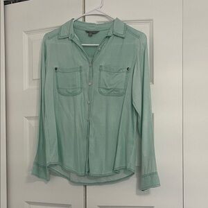 Rubbish Mint Green Button Down Shirt